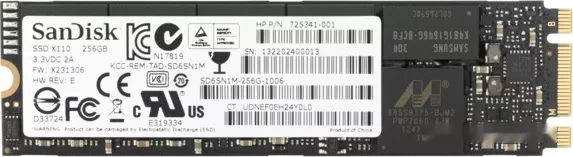 Жесткий диск SSD HP 1CA51AA 256GB фото