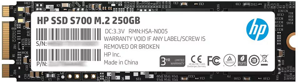 Жесткий диск SSD HP S700 (2LU79AA) 250Gb фото