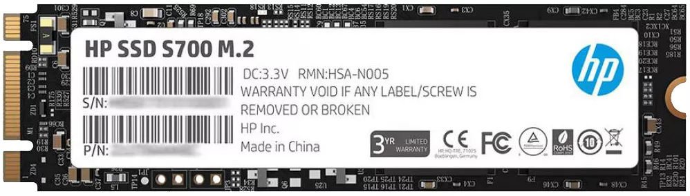 Жесткий диск SSD HP S700 (2LU80AA) 500Gb фото