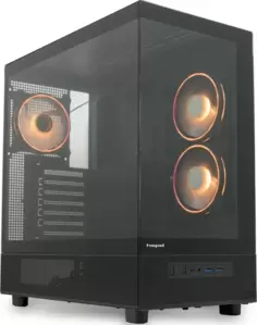 Корпус HSPD F710 Panoramic Black F710-TGBK-ARGB фото