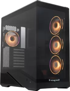 Корпус HSPD F711-TGBK-ARGB фото