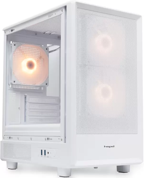 Корпус HSPD M310-TGWH-ARGB фото