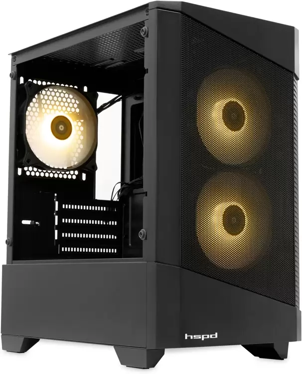 Корпус HSPD M330 Mesh Black M330-TGBK-ARGB фото