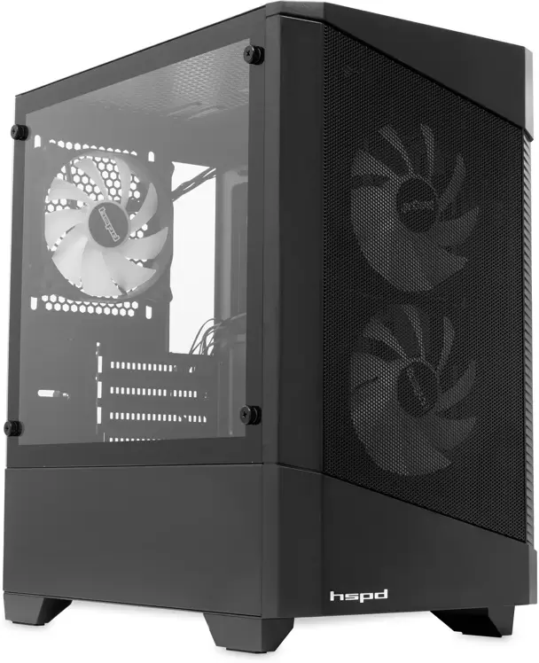 Корпус HSPD M330 Mesh Black M330-TGBK-ARGB фото
