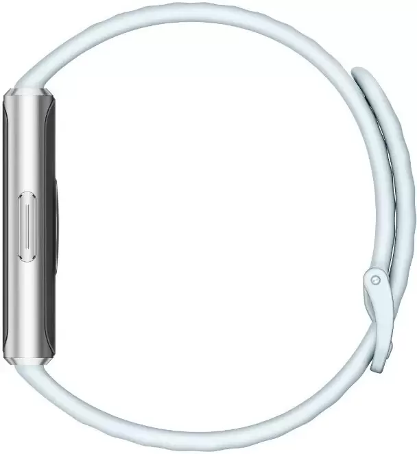 Фитнес-браслет Huawei Band 11 Pro (серебристый, с голубым силиконовым ремешком, международная версия) фото 4