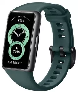 Фитнес-браслет Huawei Band 6 насыщенный зеленый (международная версия) фото