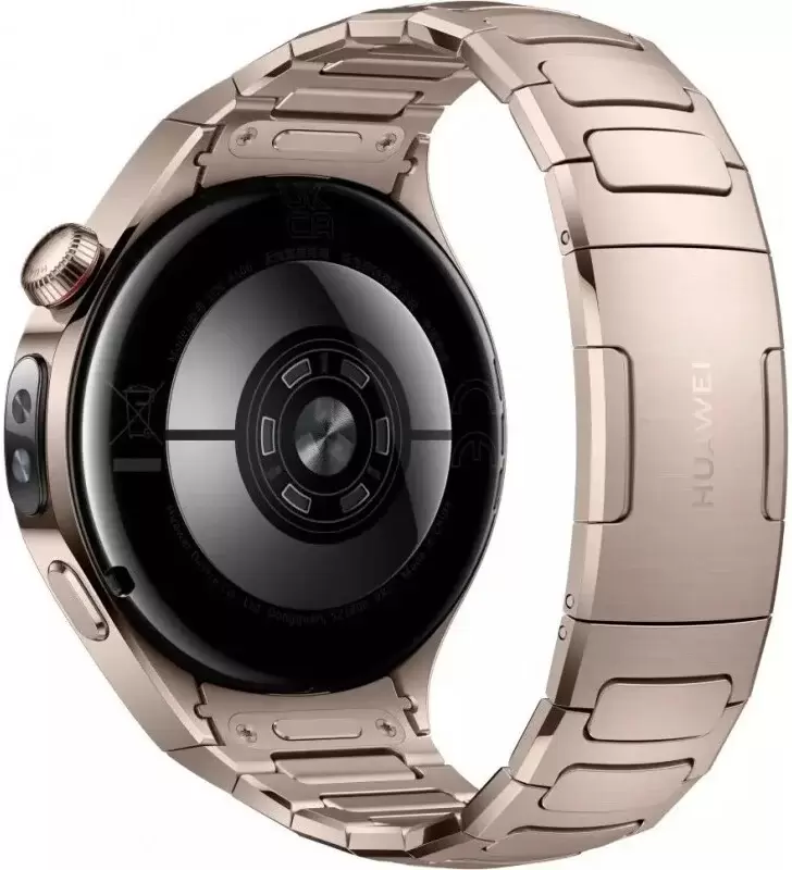 Умные часы Huawei Watch 5 42 мм (золотистый, с золотистым титановым ремешком, международная версия) фото 2