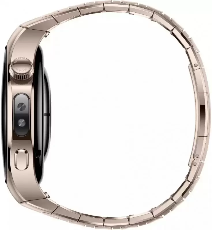 Умные часы Huawei Watch 5 42 мм (золотистый, с золотистым титановым ремешком, международная версия) фото 3