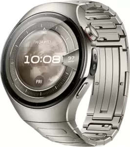 Умные часы Huawei Watch 5 46 мм (титановый, с титановым браслетом, международная версия) фото