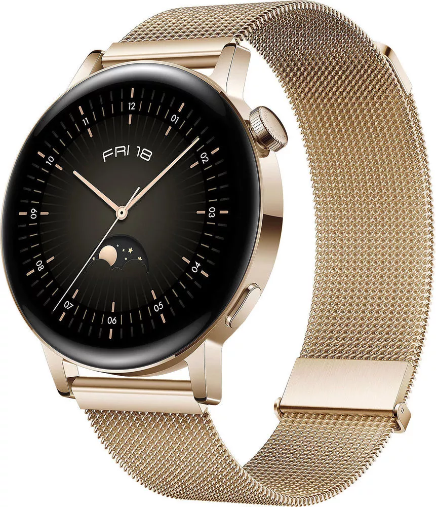 Умные часы Huawei Watch GT 3 Elegant 42 мм (с миланским ремешком) фото
