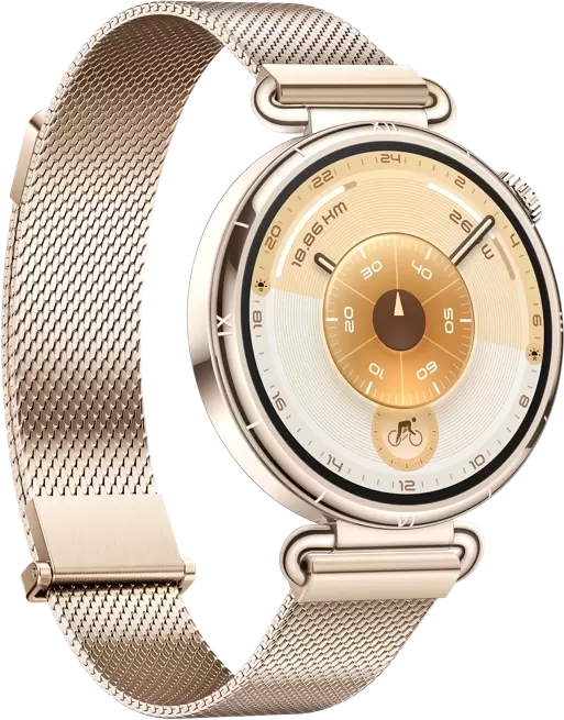 Умные часы Huawei Watch GT 6 41 мм (золотистый, с золотистым миланским браслетом, международная версия) фото