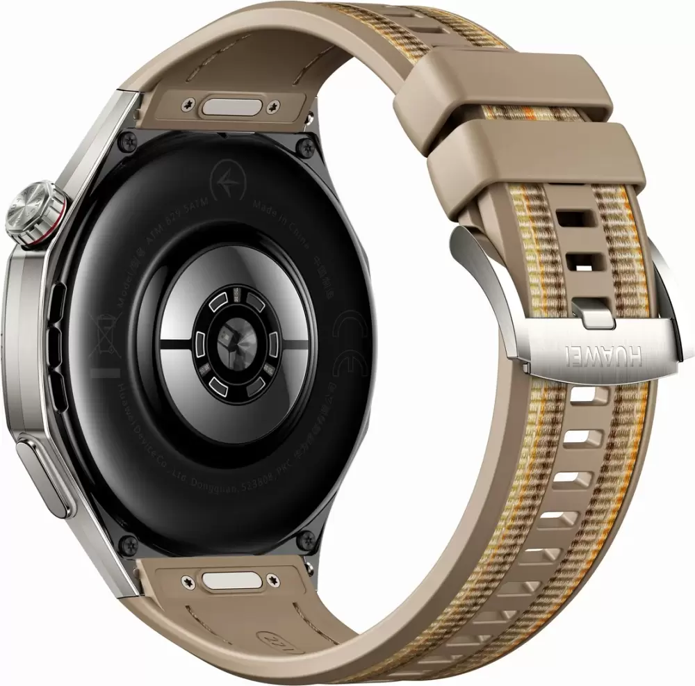 Умные часы Huawei Watch GT 6 Pro 46 мм (серебристый, с коричневым плетеным ремешком, международная версия) фото