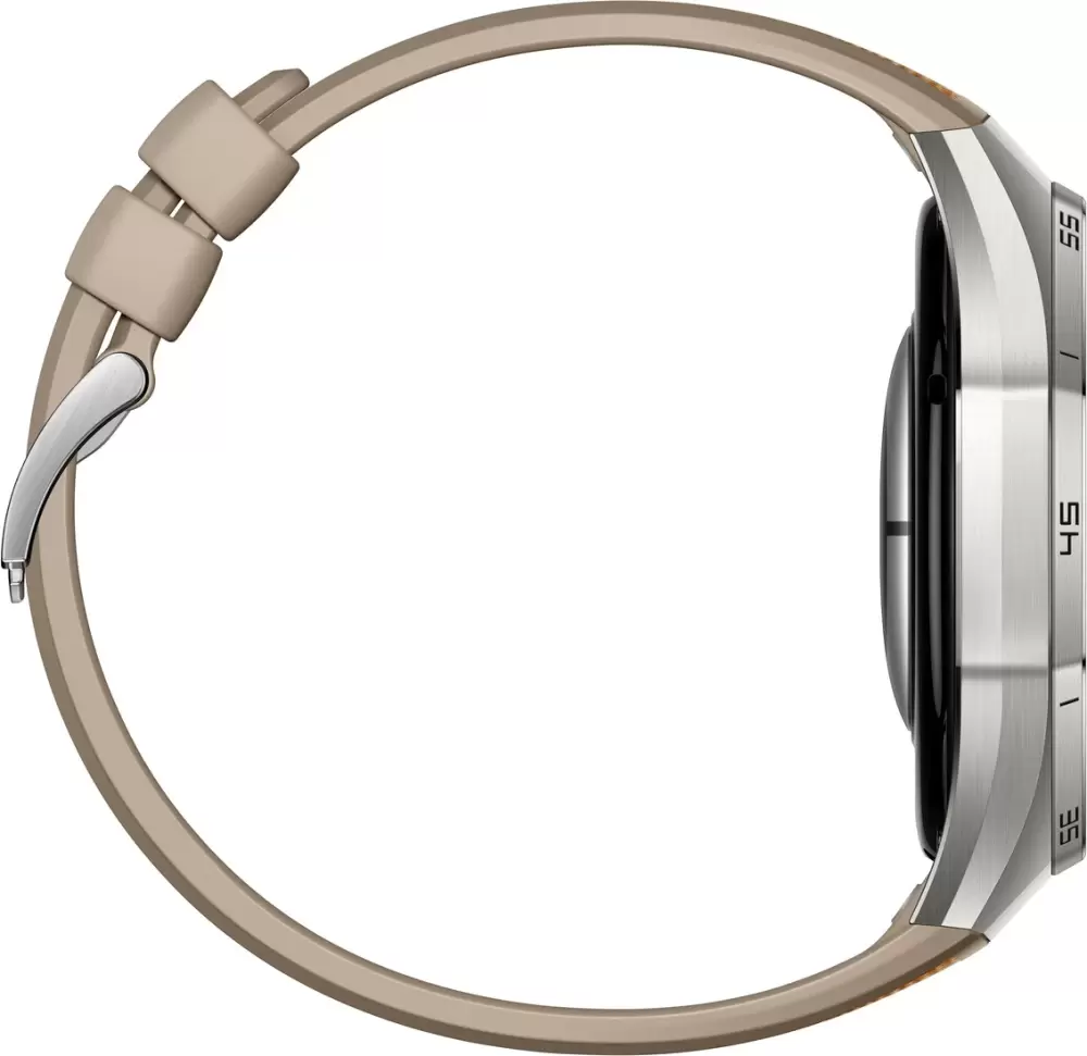 Умные часы Huawei Watch GT 6 Pro 46 мм (серебристый, с коричневым плетеным ремешком, международная версия) фото