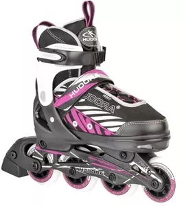 Роликовые коньки Hudora Inline Skates Mia 28136 (р-р 33-36, Schwarz/лиловый) фото