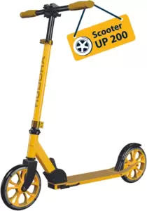 Самокат Hudora Scooter Up 200 Up 201 14451 Canary фото
