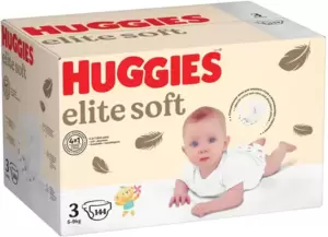 Подгузники детские Huggies Elite Soft Box 3 (144 шт) фото