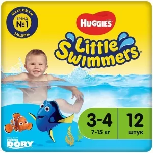 HUGGIES Little Swimmers 3-4 (12шт)