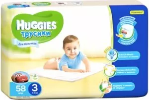 Трусики HUGGIES Little Walkers 3 Boy (7-11 кг) 58 шт фото