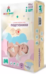 Подгузники детские Inochibaby M 5-9 кг 83287457 (64 шт) фото