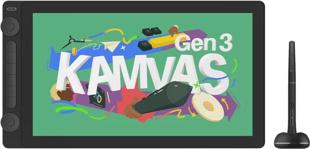 Huion Kamvas 16 Gen 3 GS1563 (черный)