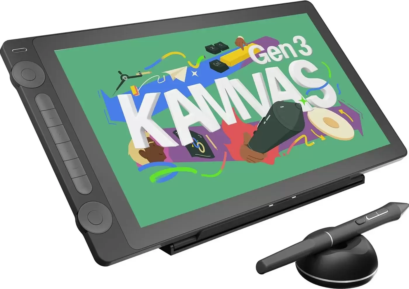 Графический монитор Huion Kamvas 16 Gen 3 GS1563 (черный) фото