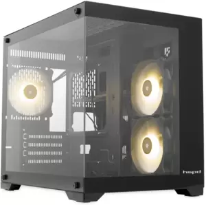 Корпус HSPD F330 Panoramic Black F330-TGBK-ARGB фото