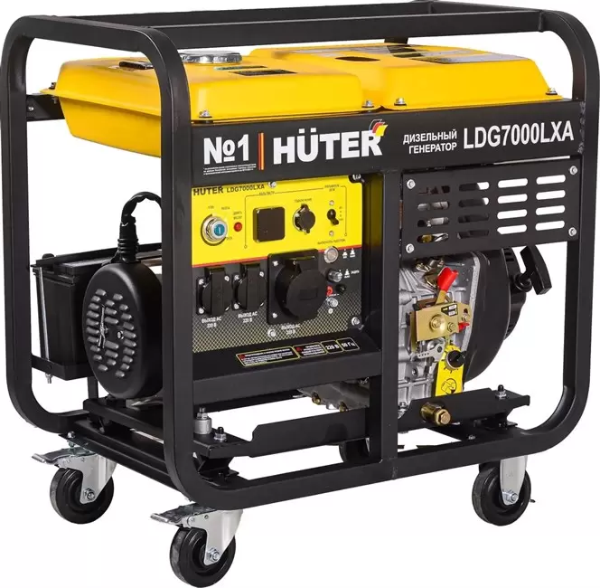 Дизельный генератор Huter LDG 7000LXА фото