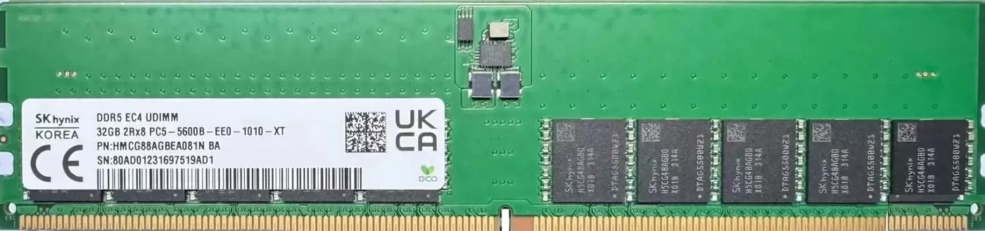 Hynix 32ГБ DDR5 5600 МГц HMCG88AGBEA081N