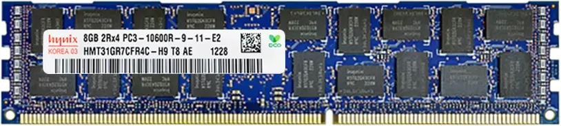 Hynix 8GB DDR3 PC3-10600 (HMT31GR7CFR4C-H9)