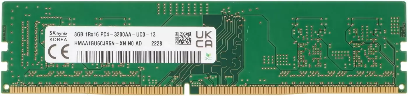 Hynix 8ГБ DDR4 3200 МГц HMAA1GU6CJR6N-XN