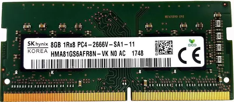 Hynix 8ГБ DDR4 SODIMM 2666 МГц HMA81GS6AFR8N-VK