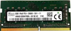 Оперативная память Hynix 8ГБ DDR4 SODIMM 2666 МГц HMA81GS6AFR8N-VK