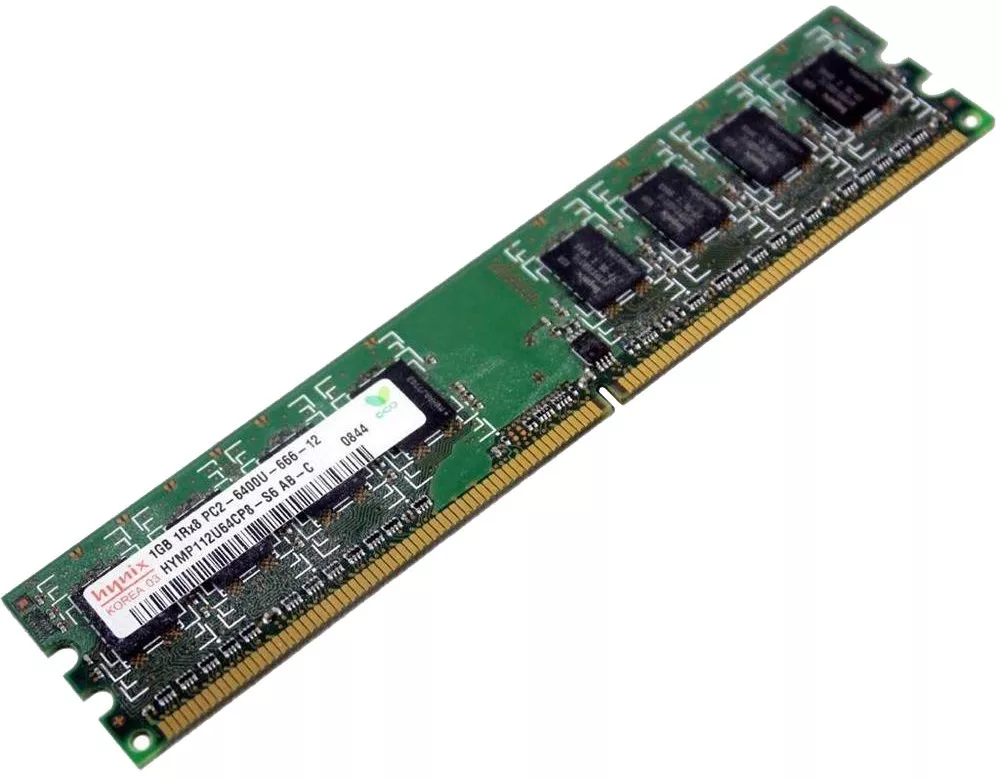 Модуль памяти Hynix HYMP112U64CP8-S6 DDR2 PC2-6400 1Gb фото 2