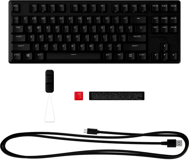 Клавиатура HyperX Alloy Origins Core PBT (HyperX Blue, нет кириллицы) фото 5