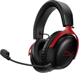 Наушники HyperX Cloud III Wireless (черный/красный) фото