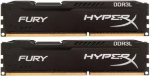 Комплект памяти HyperX Fury Black HX316LC10FBK2/16 DDR3 PC3-12800 2x8Gb  фото