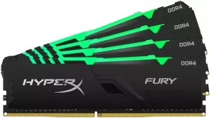 Модуль памяти HyperX Fury RGB 4x16Gb DDR4 PC4-25600 HX432C16FB4AK4/64 фото