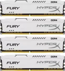 Комплект памяти HyperX Fury White HX424C15FWK4/64 DDR4 PC4-19200 4x16Gb  фото