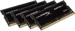 Модуль памяти HyperX Impact 4x4GB DDR4 SODIMM PC4-19200 HX424S15IBK4/16 фото
