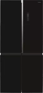 Четырёхдверный холодильник Hyundai CM5084FGBK (черное стекло) фото