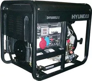 Генератор дизельный Hyundai DHY 6000LE-3 фото