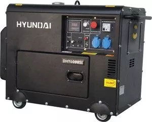 Генератор дизельный Hyundai DHY 6000SE фото