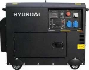 Генератор дизельный Hyundai DHY 8000SE-3 фото