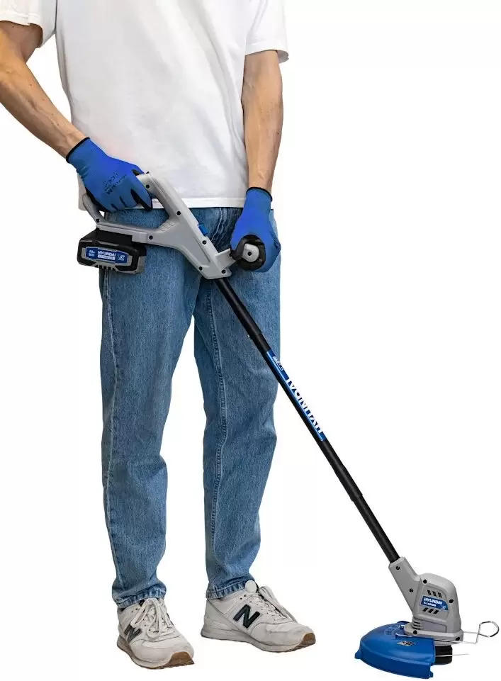 Триммер аккумуляторный Hyundai T-140iON (без АКБ) фото 4