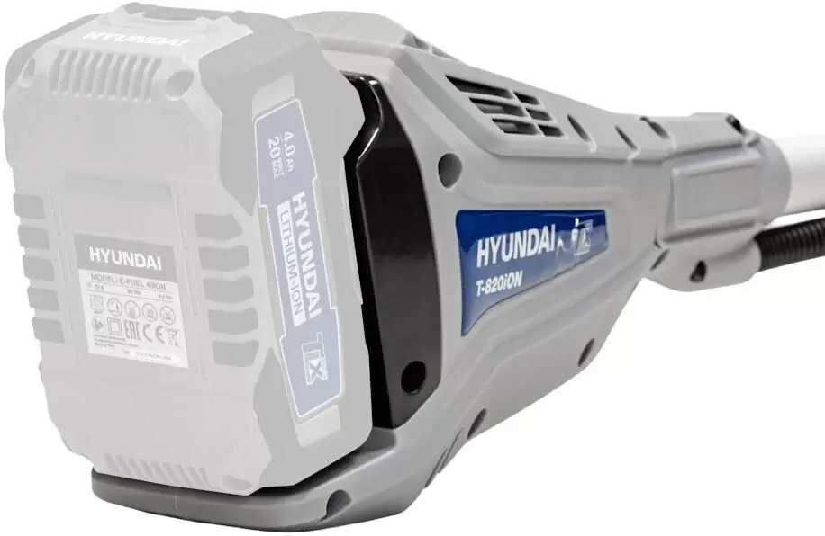 Триммер аккумуляторный Hyundai T-820iON (без АКБ) фото 2