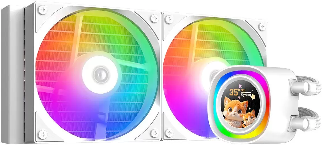 ID-Cooling FX240 LCD White