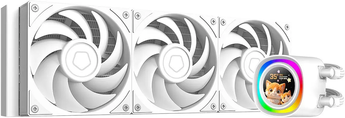 ID-Cooling FX360 LCD PE White