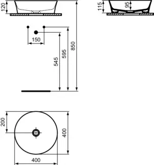 Умывальник Ideal Standard Ipalyss Vessel E139801 фото