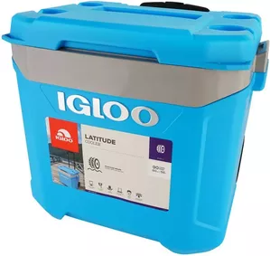 Термобокс Igloo Latitude Cooler 00034664 56л (голубой/серебристый) фото