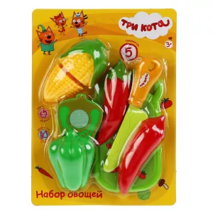 Набор игрушечных продуктов Играем вместе Овощи Три кота / B1536371-R1 фото